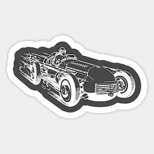 Vintage Race Car 1 by © Buck Tee Originals Sticker